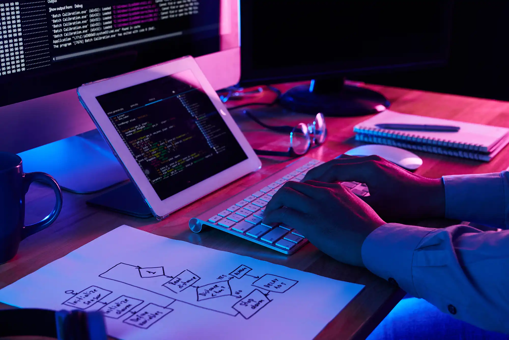 programador trabajando